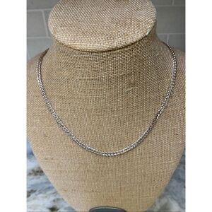 .925 Sterling Silver 18” Wheat Chain #Italy